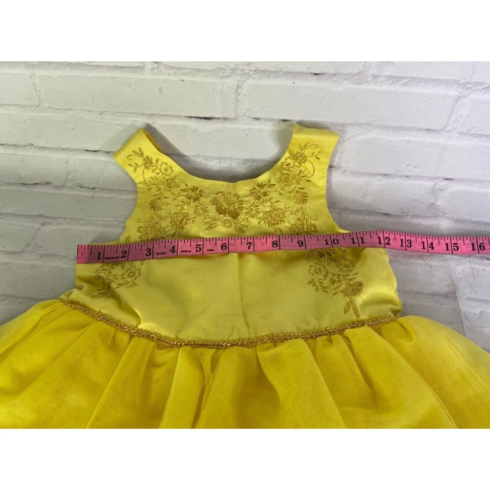 Disney Beauty and the Beast Belle Dress Halloween Costume Dress Up Girls 6 6X